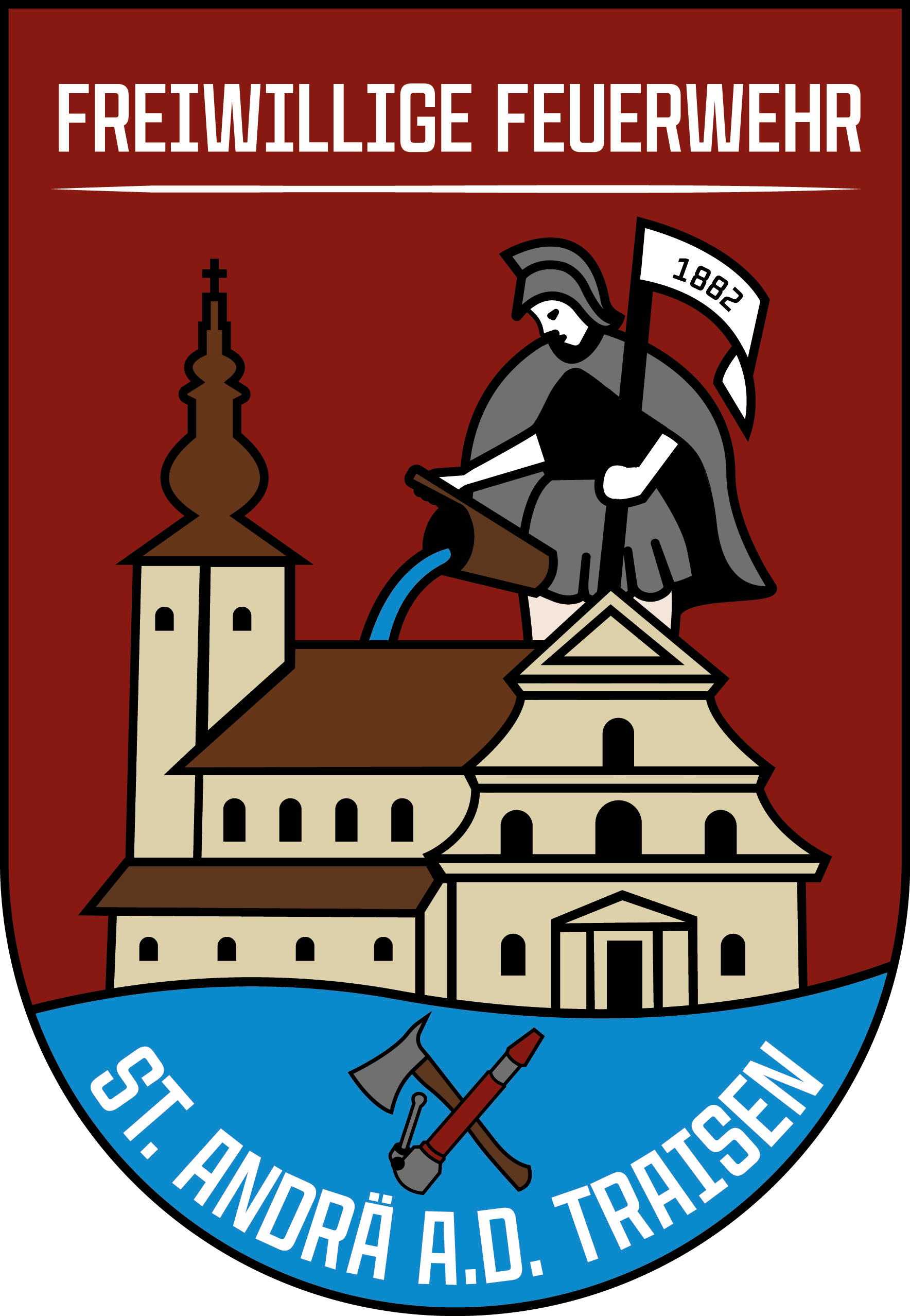Feuerwehrwappen der FF St. Andrä an der Traisen